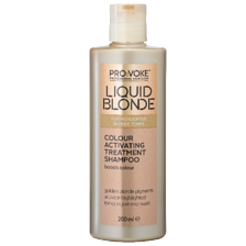 Provoke liquid blonde shampoo of Smyle bamboe tandenborstel